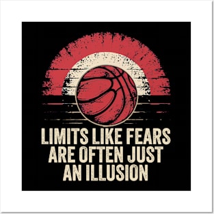 limits like fears are often just an illusion - offensive sports Posters and Art